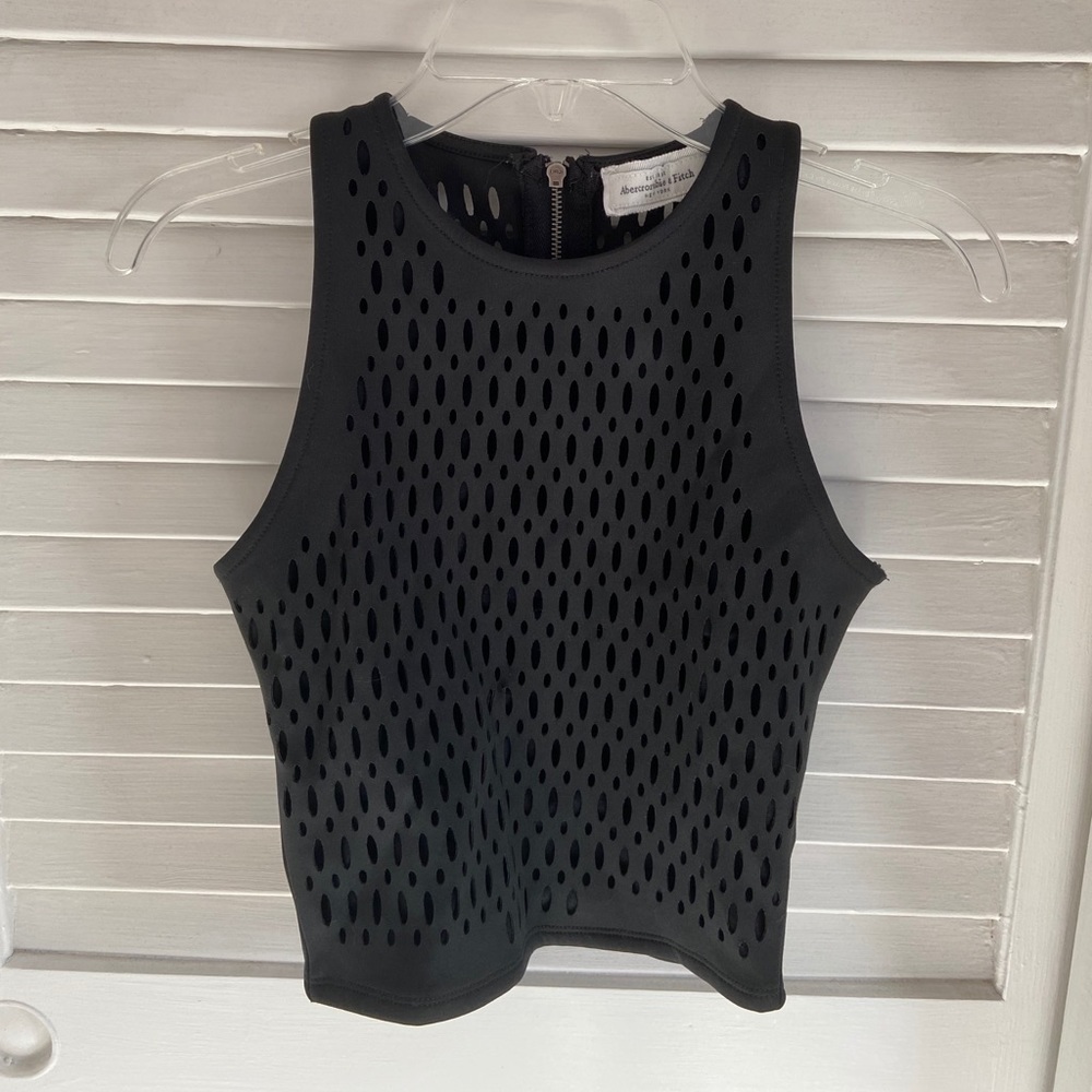 Abercrombie & Fitch Cutout Crop Top